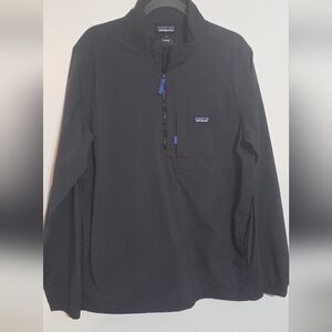 Patagonia Outdoor Everyday Marsupial Pullover Jacket Black Men Size Large NWT